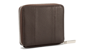 5 North Wallet Espresso Pebble Silver