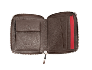 5 North Wallet Espresso Pebble Silver