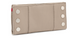 110 North Pewter Pebble Brushed Silver