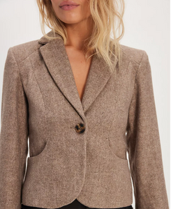 Whip Smart Blazer Ivory