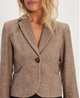 Whip Smart Blazer Ivory