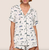 Gisele Printed TENCEL™ Modal Relaxed Short PJ Set Ski Chalet Ivory Pine