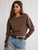 Jess Long Sleeve Coco Brown Heather