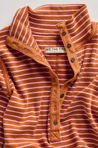 Lake Henley Stripe Cinnamon Combo