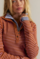 Lake Henley Stripe Cinnamon Combo