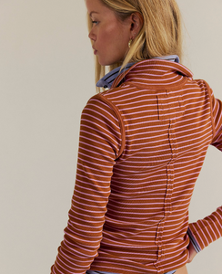 Lake Henley Stripe Cinnamon Combo