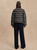 Bryony Short Puffer Jacket Navy Check