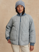 Serina Reversible Quilt Jacket Coronet Blue/Ashley Blue