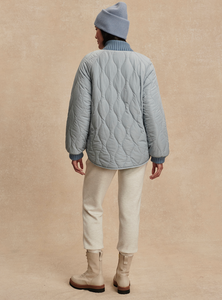 Serina Reversible Quilt Jacket Coronet Blue/Ashley Blue