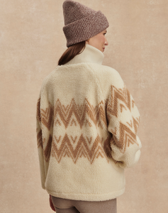 Hendrik Half Zip Sherpa Egret