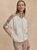 Garcia 2 Tone Zip Through Sweat Ivory Marl/Taupe Marl