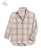 Silvio Button-Up Shirt Large Cream Camel Plaid