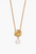 NG-15516 Yellow Gold Moissanite Slice