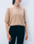 Cashmere Relaxed T-Shirt Muted Camel