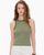 Morie Rib Tank Top Kale