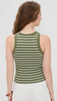 Morie Rib Tank Top Kale
