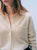 Cashmere Button Down Shirt Natural Heather