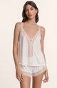 Lara Cami Short PJ Set Ivory