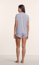 Frida Shortie PJ Set Lavender Dusk/Ivory