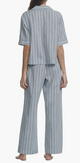 Nautico Long PJ Set Classic Stripe Slate