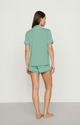 Gisele Relaxed Short PJ Set Seagrass White