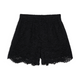 Kam Short Black Lace