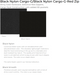 Bryant Wallet Black Nylon Cargo Gold Red Zip