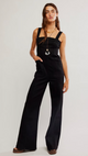 Suns Out Bootcut Jumpsuit Black Knight