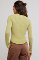 Easy Does It Long Sleeve Tee Green Combo