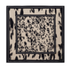 York Scarf Leopard Pearl White