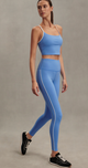 Freesoft Piped Legging 25" Marina