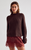Low Tide Pullover Knit Sweater Chocolate
