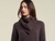 Karla Woven Knit Scarf Chocolate