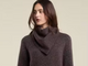 Karla Woven Knit Scarf Chocolate