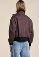 Quincy Mock Neck Jacket Mole