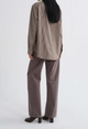 Aris Shirt Trace Stripe Chocolate