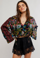 Juliette Printed Blouse Black Combo