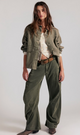 Spotlight Washed Trouser Dusty Olive