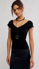 Little Extra Tee Black
