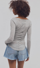 Siren Long Sleeve Heather Grey