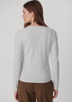 Kesia Long Sleeve Henley Light Grey Marl