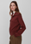 Horan Zip Through Knit Jacket Andorra Brown