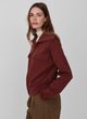 Horan Zip Through Knit Jacket Andorra Brown