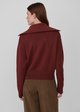 Horan Zip Through Knit Jacket Andorra Brown