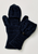 Marl It Pop Top Mittens Nightime Black