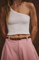 Sol Stud Belt Cognac