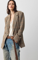 Shiloh Blazer Brown Combo