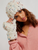 Speckled Hat/Glove Set Ivory