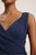 Azura Short Sleeve Wrap Top in Midnight