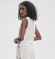 Shea Crop Tank Ivory Marl